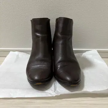 르 타롱 다크 브라운 사이드 고어 부츠