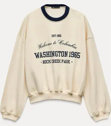 ZARA 칼리지 스웨트 셔츠