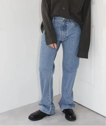 [택 포함 새상품] Spick and span 스트레이트 플레어 데님