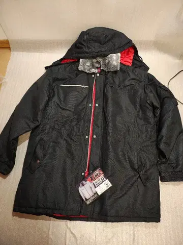 4L 지벡 방한 코트 블랙