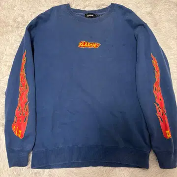 [ 즉시 품절 모델 ] 엑스라지 파이어 패턴 맨투맨 L