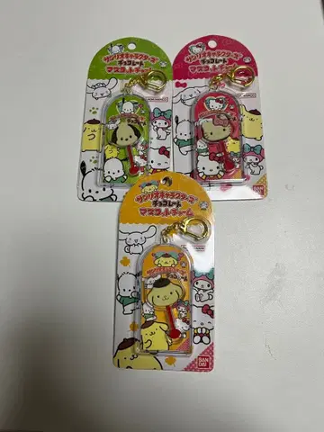 산리오 초콜릿 마스코트 참 포차코, 폼폼푸딩, 키티