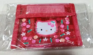 헬로키티 비닐 지갑 사이프 1998년 미사용 새상품