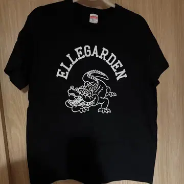 ELLEGARDEN 악어 프린트 T셔츠 M 구제 의류 밴드 T
