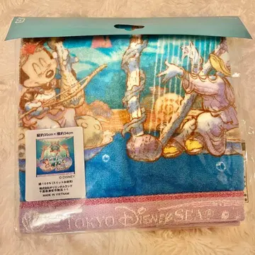 [ 미개봉 새상품 ] 워시 타월 24주년 디즈니씨 머메이드 라군