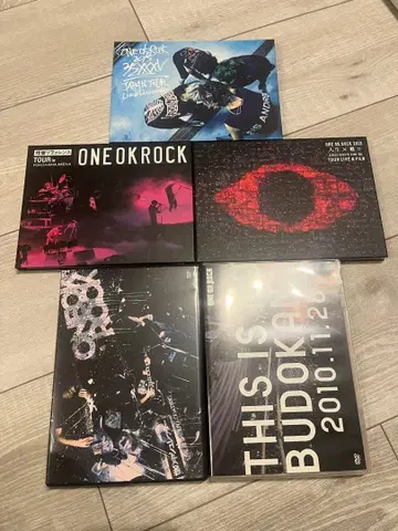 [ 묶음 판매 ] ONE OK ROCK 라이브 DVD 5세트 원옥