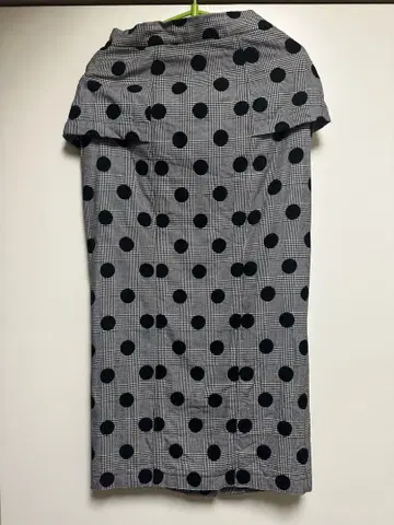 [ G.V.G.V. ] 체크 무늬 도트 타이트 스커트