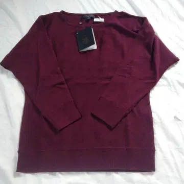 Brooks Brothers 버건디 긴팔 니트 XS