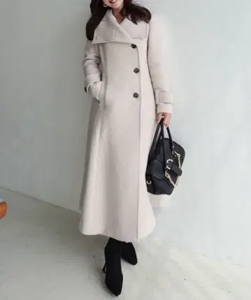 25 오버넥 신데렐라 라인 코트