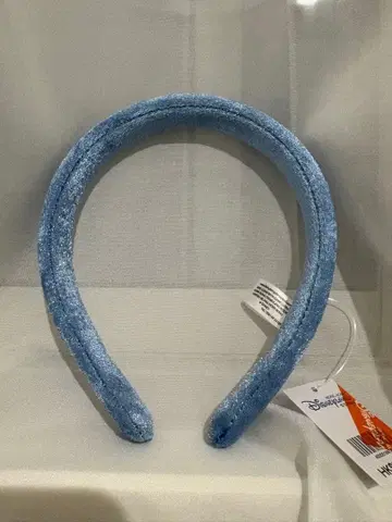 홍콩 디즈니랜드 커스텀 머리띠 본체만 스카이블루