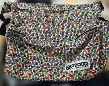 OUTDOOR PRODUCTS 숄더백 컬러풀 체크