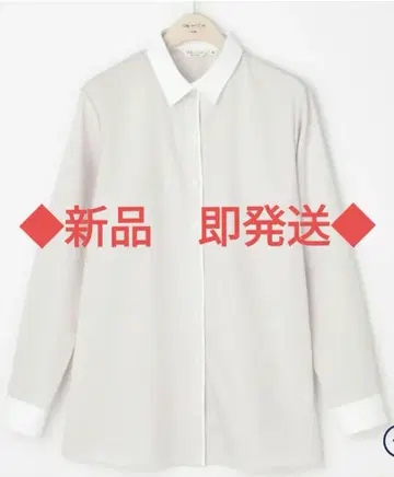 [ 새상품 ] 오리히카 논아이론 셔츠 긴팔 베이지 M 면