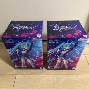 반다이 건담 & 미쿠 BREV 피규어 2세트