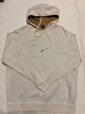 BOSS 후드 부착 후드티 화이트