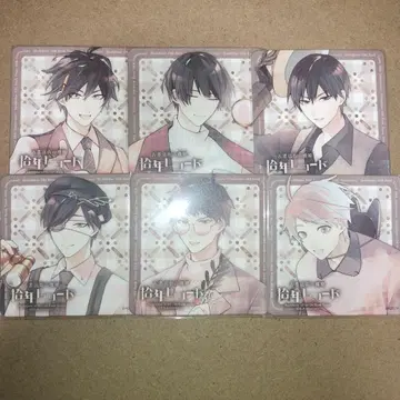 고서점 거리의 하시히메 십년 레코드 코스터 세트