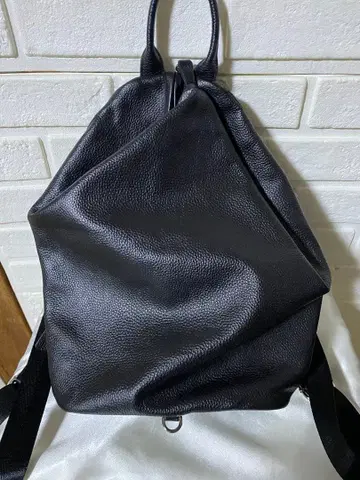 BARCOS 가죽 백팩 블랙