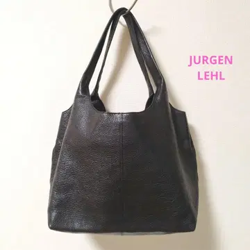 요르겐 레일 천연 가죽 토트백