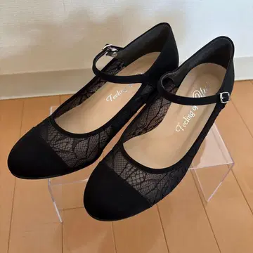 Feeling You 블랙 레이스 펌프스