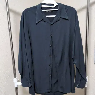 Peter Werth 다크 블루 긴팔 셔츠