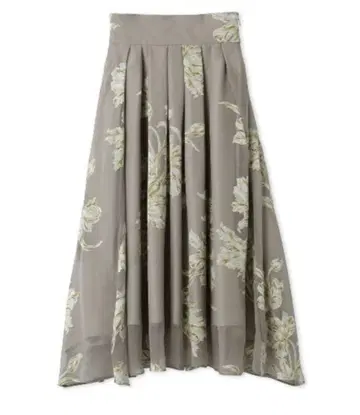 [ 미사용 새상품 ] 스나이델 오팔 튤립 프린트 스커트