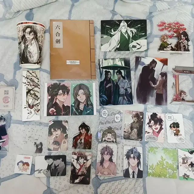 화산귀환 포카, 엽서, 노트, 아크릴 스탠드, 뱃지 등 지류 일괄