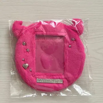 babymonster 트레이딩 카드 홀더 케이스 핑크 미개봉