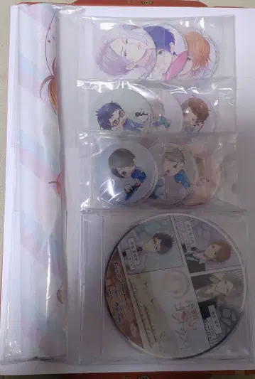 짝사랑 대비 애니메이트 한정판 캔뱃지 태피스트리 드라마 CD