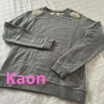 새상품급 Kaon 펄 비쥬 맨투맨 풀오버