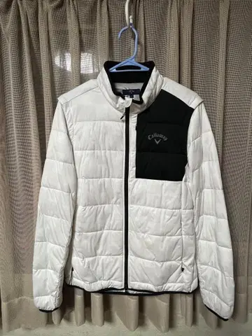 Callaway 퀼팅 자켓 화이트/블랙