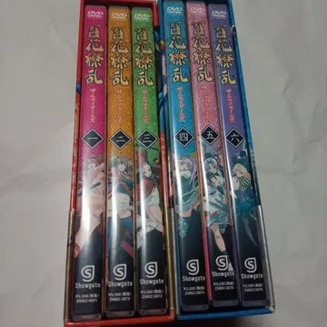 백화요란 사무라이 걸즈 DVD 전 6권 세트