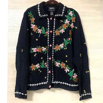 STUDIO JOY 진저브레드맨 크리스마스 크리스마스 코디 자수