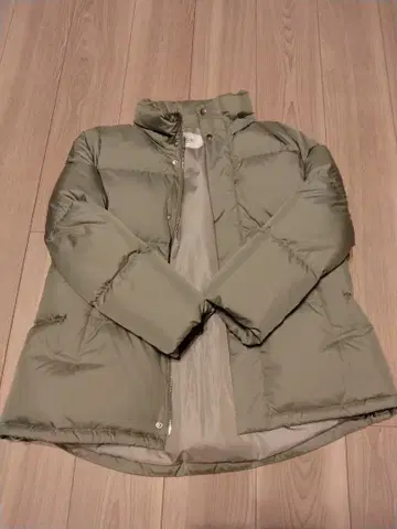 2WAY 숏 후드 다운 로브 이에나