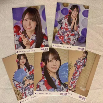 노기자카46 브로마이드 카키 하루카 유카타 2025 5종 컴프