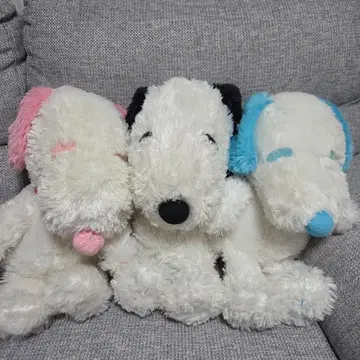 스누피 봉제 인형 세트