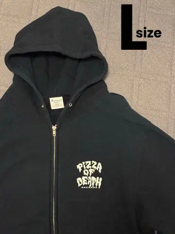 피자 오브 데스 레코드 후드티 L Pizza Of Death 피자 후드티
