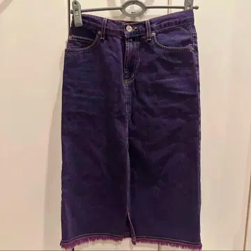 Nine Plant 퍼플 타이트 스커트