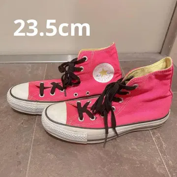 converse 핑크 하이컷 스니커즈 올스타