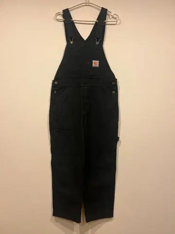 [ Carhartt ] 우먼 비오 오버롤 스트레이트 블랙 S 사이즈