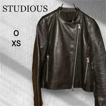 studious 더블 라이더 자켓 양가죽