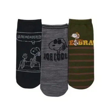 스누피 양말 3켤레 세트 남성용