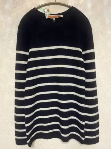 united bamboo 캐시미어 보더 니트 네이비 M