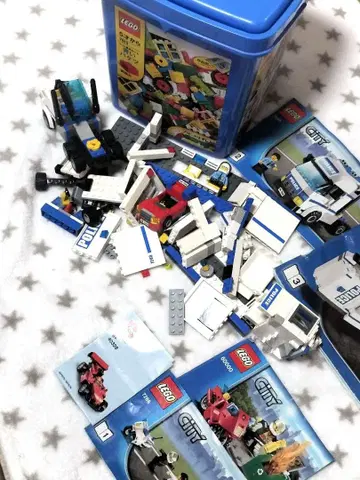 레고 파란색 바구니 외