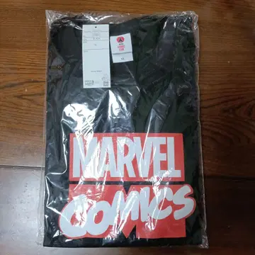 MARVEL COMICS 블랙 XL