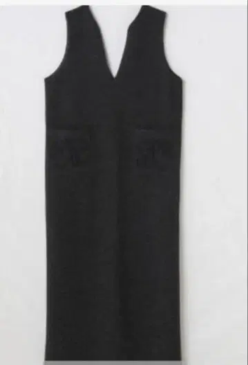 새상품 tal.by yumi 코드 자수 오버롤 스커트 LL 블랙