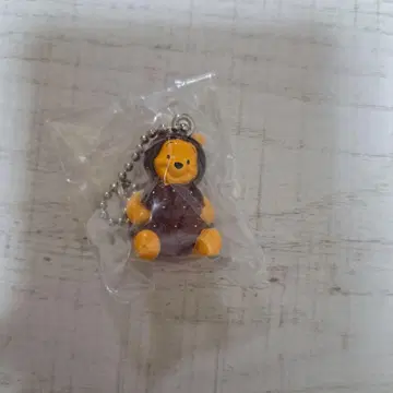 곰돌이 푸 인형옷 볼체인 후르츠 마스코트 클리어 미개봉 새상품