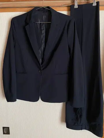 워셔블 테일러드 자켓 테이퍼드 팬츠 L XL GU