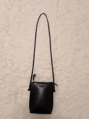 [ 새상품급 ] BEAUTY&YOUTH 블랙 가죽 숄더백 남성용 블랙