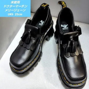 미사용 Dr.Martens CORRAN 메리 제인 UK5 통굽