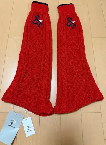 AND PER SE 앙파스이 레그 워머 안감 플리스 레드 계열 F