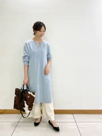 BEARDSLEY 비어즐리 니트 롱 원피스